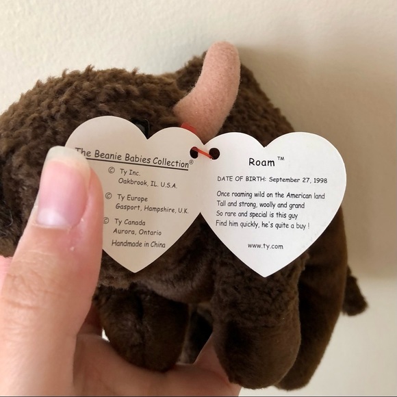 Vintage Original Beanie Baby (ty) “Roam” Buffalo - Picture 7 of 9